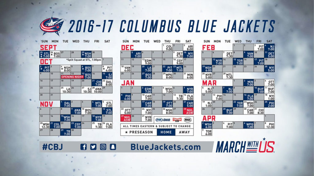Columbus Blue Jackets On Twitter Less Than Two Months To