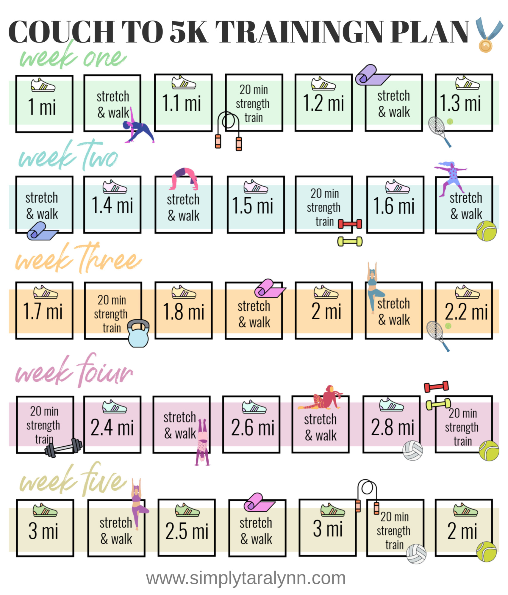 Couch To 5k Plan Printable That Are Monster Randall Website