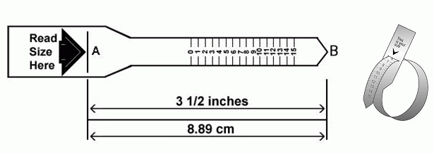 Determine Your Ring Size Color Symphony Hand Picked 