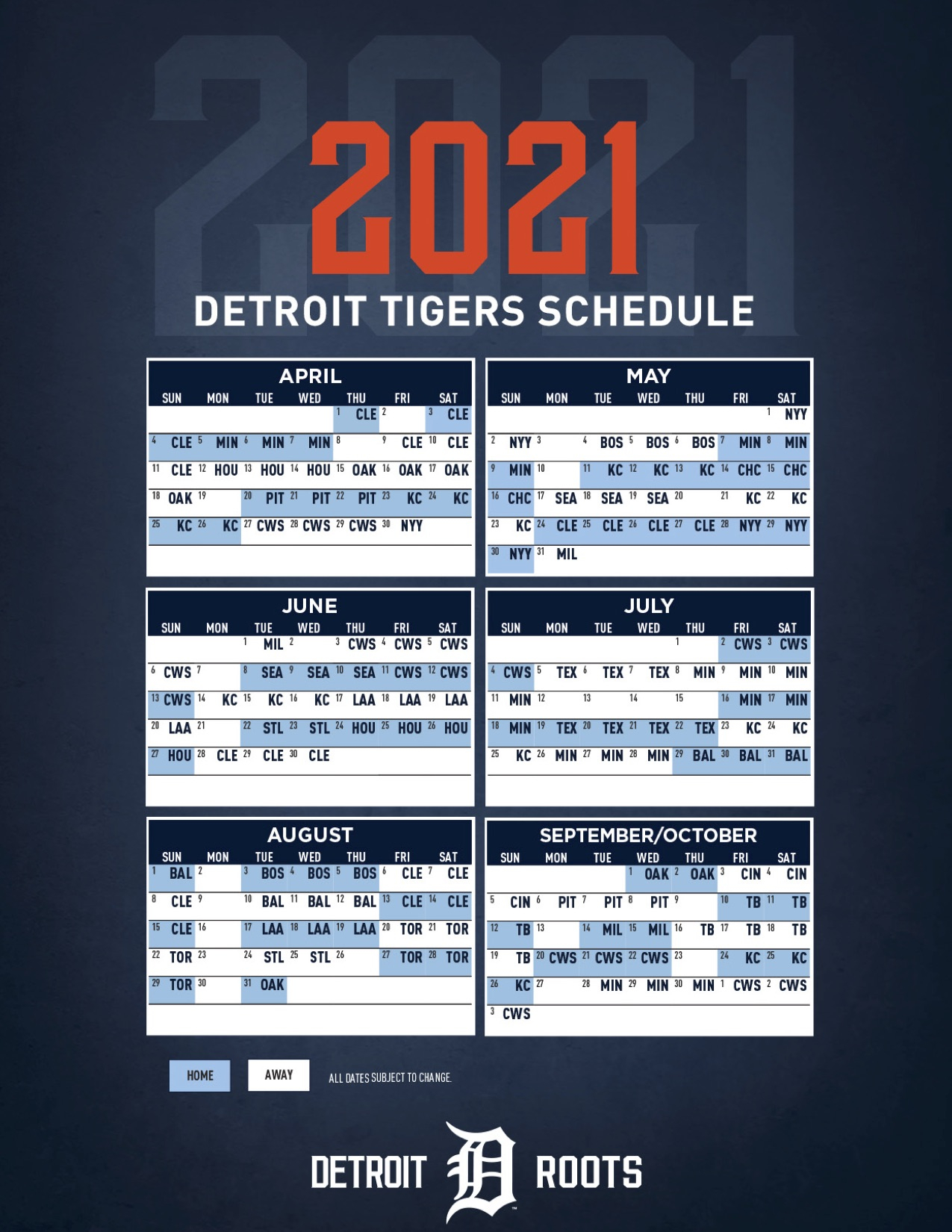 Detroit Tigers 2025 Schedule Motor City Spartans