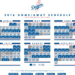 Dodgers Release Preliminary 2016 Schedule Think Blue LA