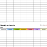Extra Large Printable Blank Weekly Employee Schedule