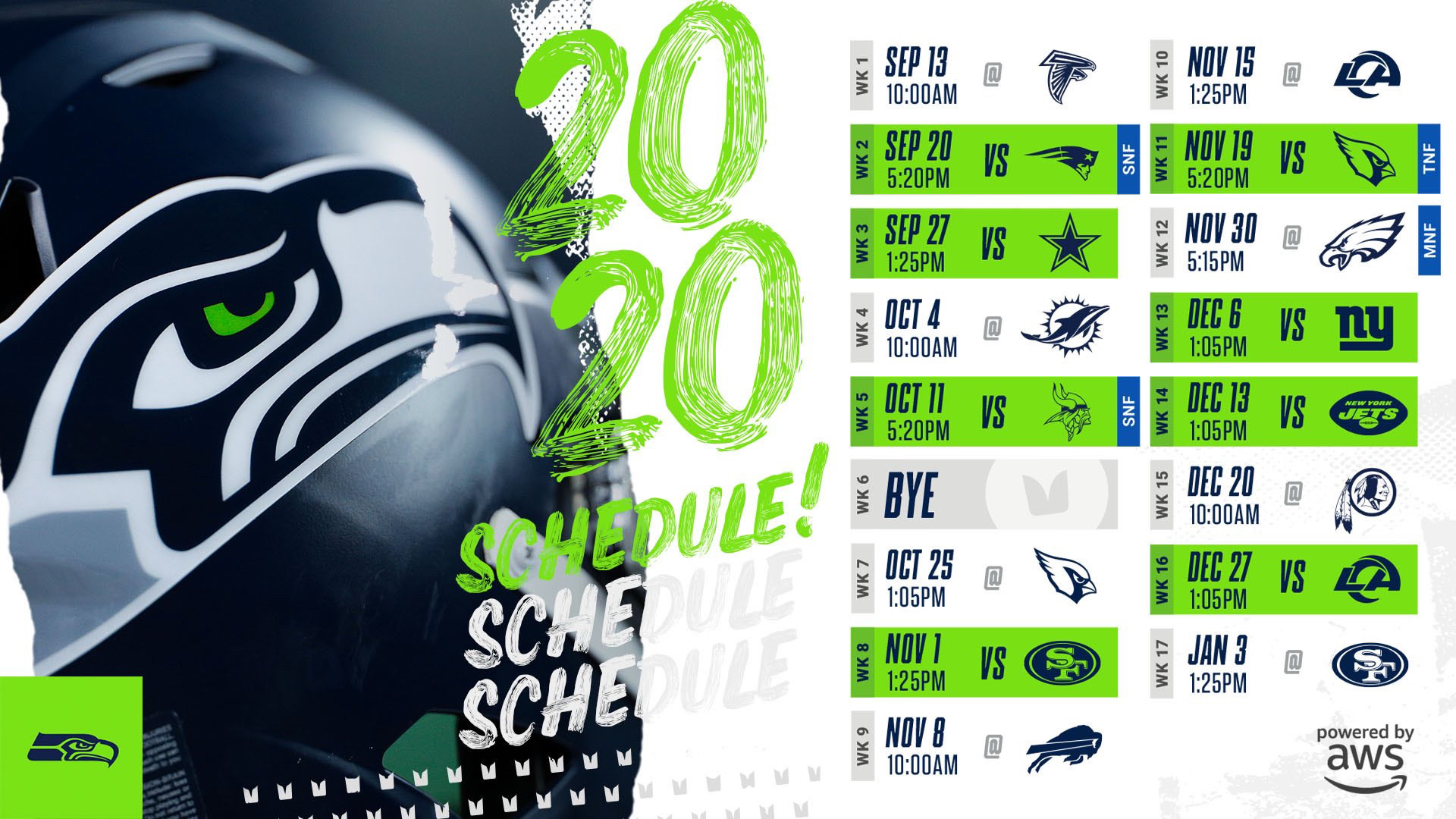 Free Download Seahawks 2020 Schedule Wallpaper Imgur 