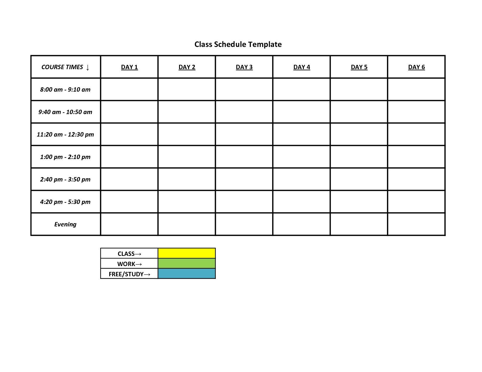 Free Printable Blank Work Schedules Free Printable A To Z