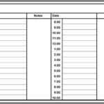 Free Printable Hourly Planner PDF Templateral