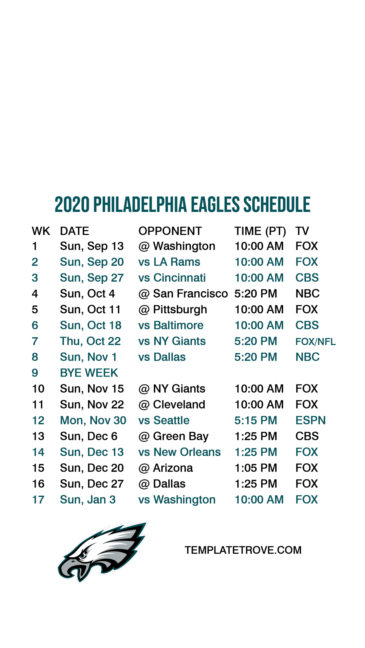 Free Printable Nfl 2025 Schedule Calendar Printables 