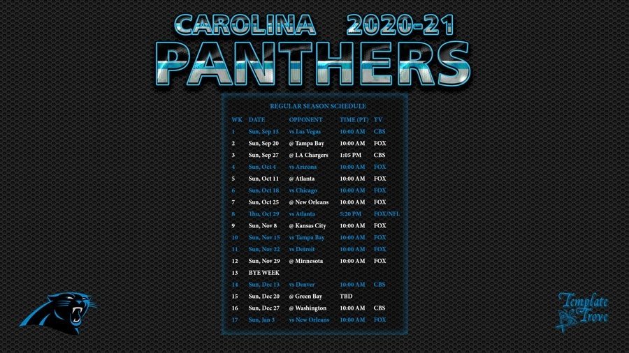 Free Printable Nfl Schedule 2021 Calendar Template Printable