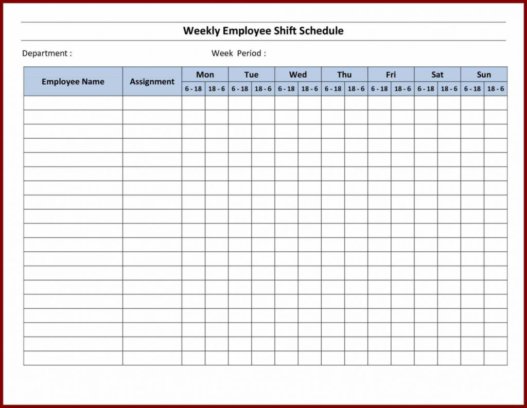 Free Printable Schedule Maker Template Business PSD