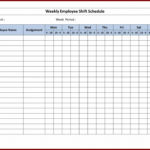 Free Printable Schedule Maker Template Business PSD