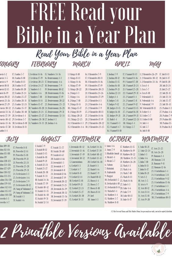 FREE Printable To Help You Succeed At Reading Your Bible 