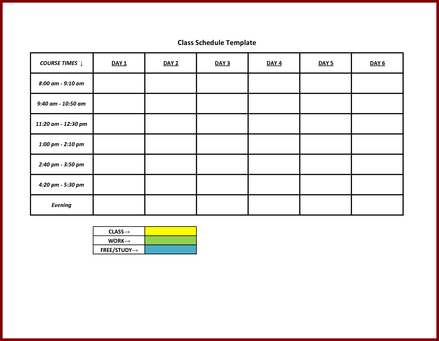 Free Printable Work Schedule Charlotte Clergy Coalition