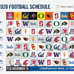 Game On Pac 12 Announces 2020 Football Schedule