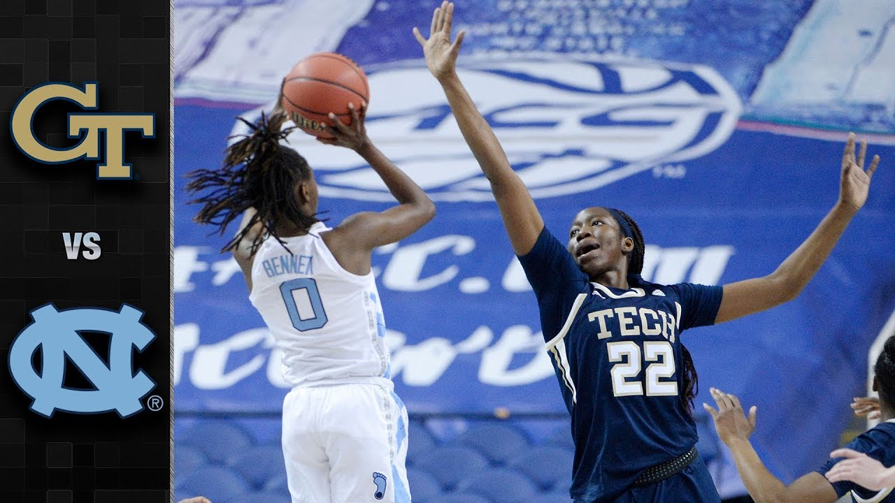 Georgia Tech Vs North Carolina ACC Women s Basketball 