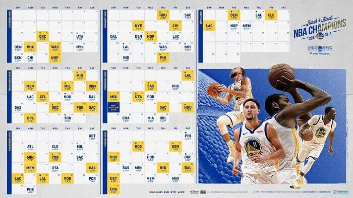 Get Schedule When Is The Next Warriors Game