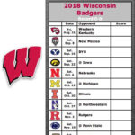Get Your 2018 Wisconsin Badgers Football Schedule App For