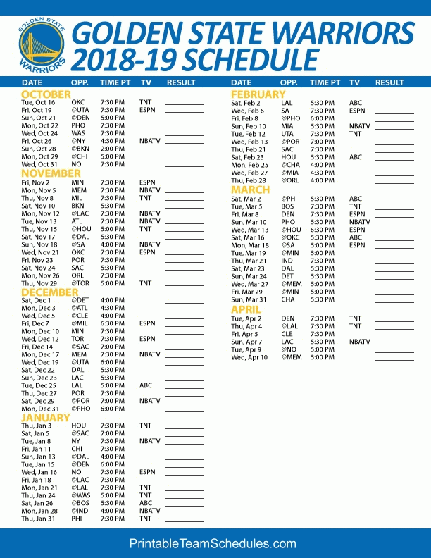 Golden State Warriors Tv Schedule ALQURUMRESORT COM