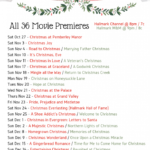 Hallmark 2018 Christmas Movies Full Schedule All Things