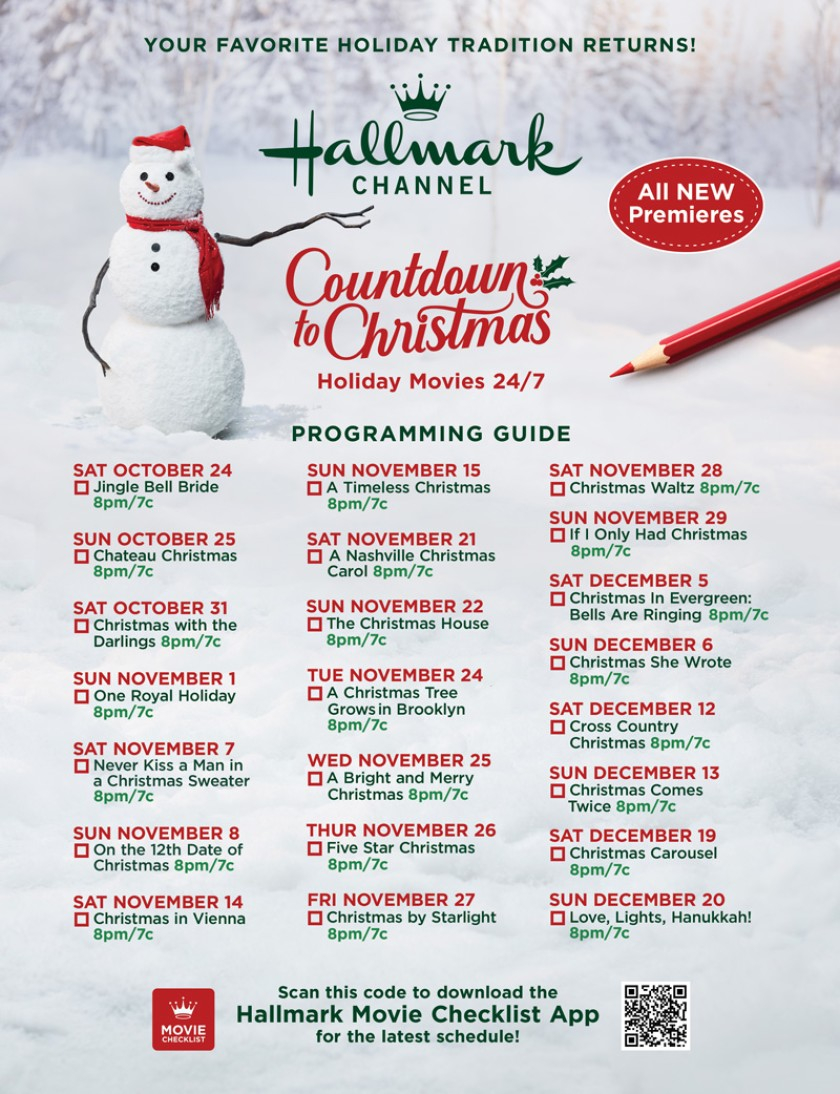 Hallmark s 2020 Countdown To Christmas Schedule Simplemost