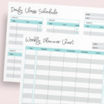 Homeschool Schedule Printable Homeschool Planner Template