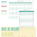 How To Create A Weekly Homeschool Schedule