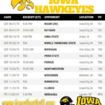 Iowa Football Schedule 2021 Printable - FreePrintableTM.com