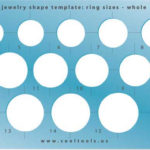 Jewelry Shape Template Ring Sizes Whole