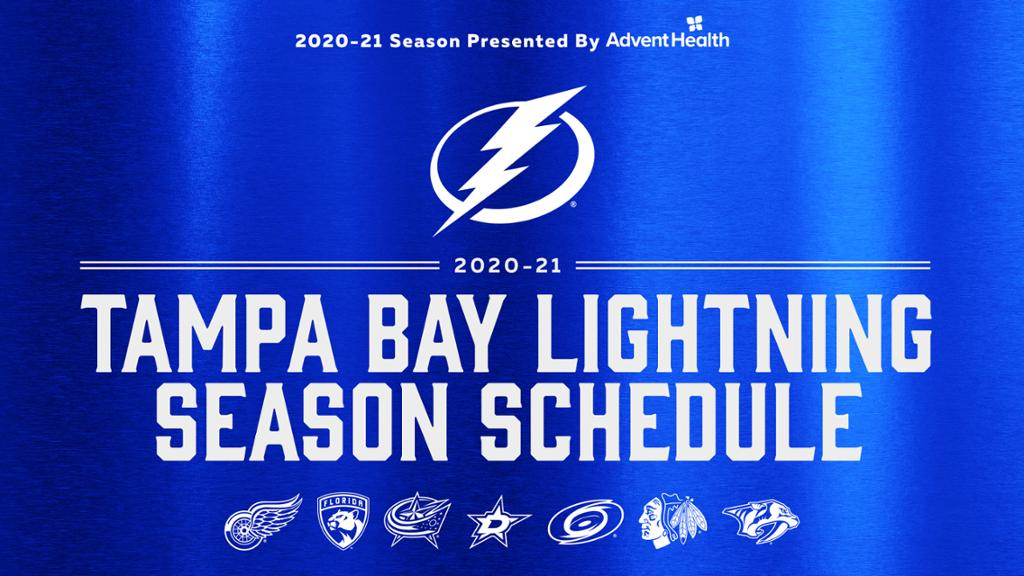 Lightning Announce 2021 Season Schedule NHL