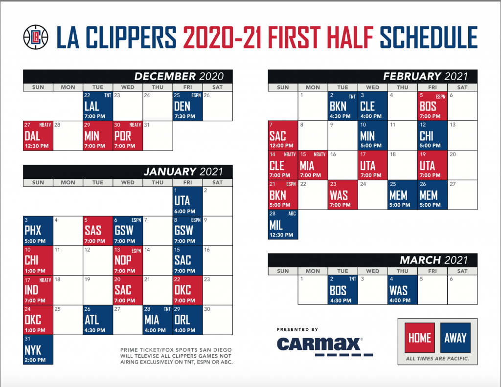 Lakers Schedule 2021 2022 Printable - FreePrintableTM.com