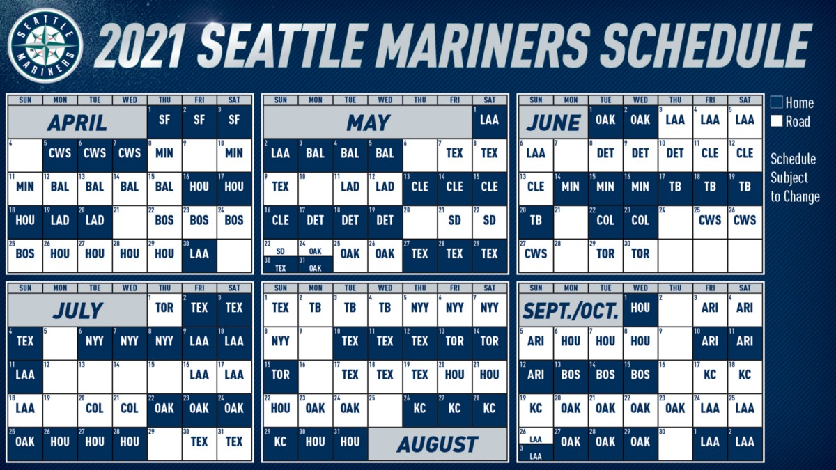 Mariners Open The 2025 Season At T Mobile Park On April 1 