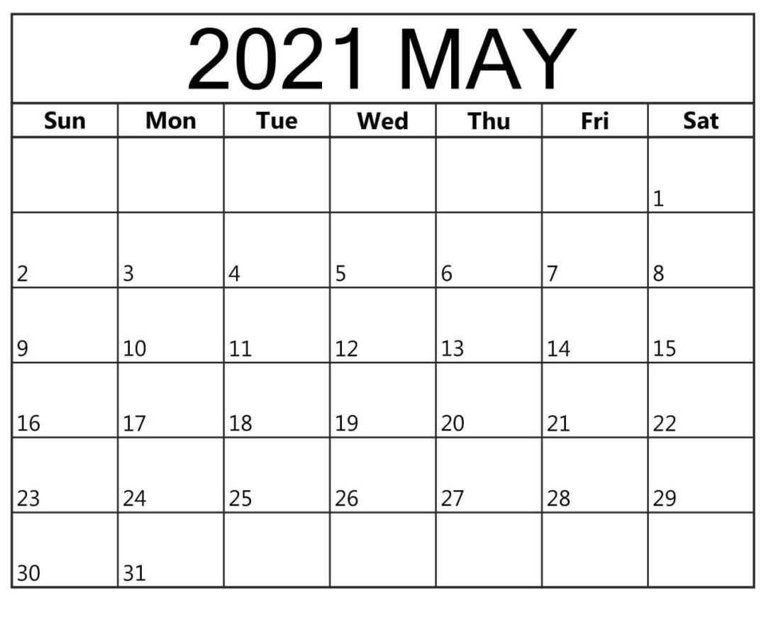 May 2025 Calendar Printable For Office And Home Schedule