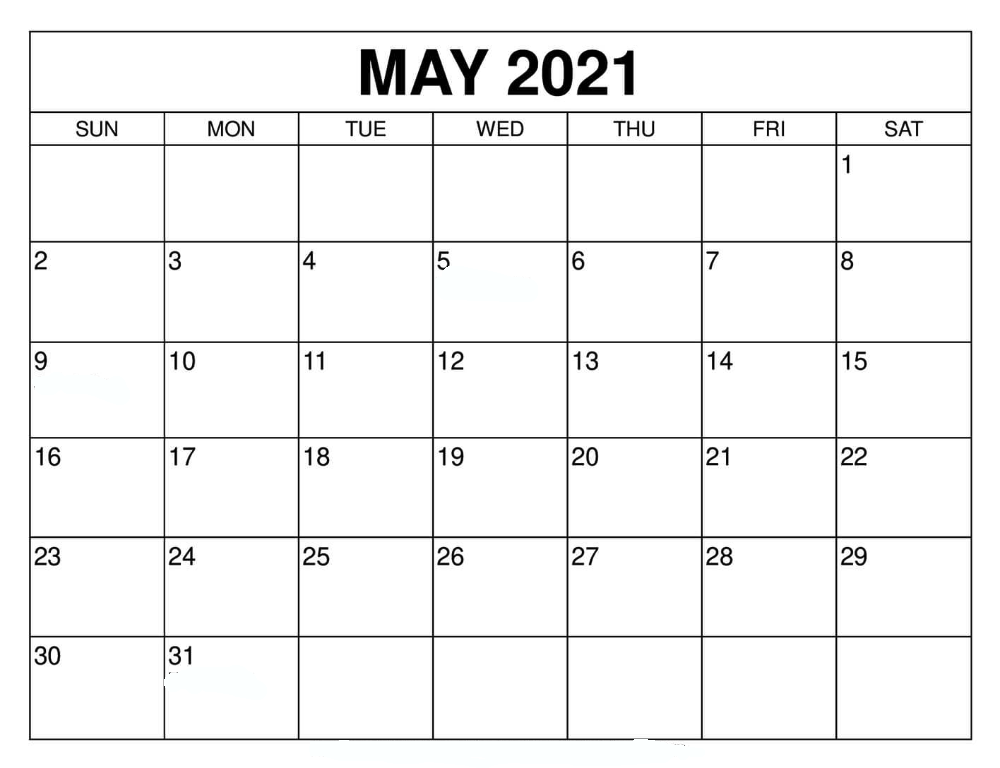 May 2021 Calendar With Holidays Thecalendarpedia