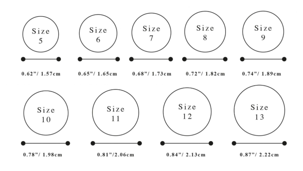 Mens Ring Size Chart Printable That Are Geeky Derrick