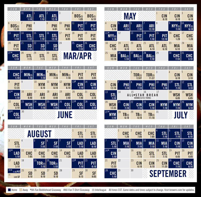 Milwaukee Brewers Opening Day Is Here Download Our Free 
