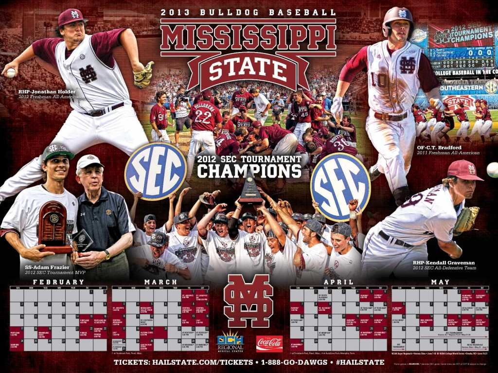 Mississippi State Baseball Schedule The Bulldogs Team 