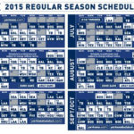 New York Yankees On Twitter Printable 2015 Schedule