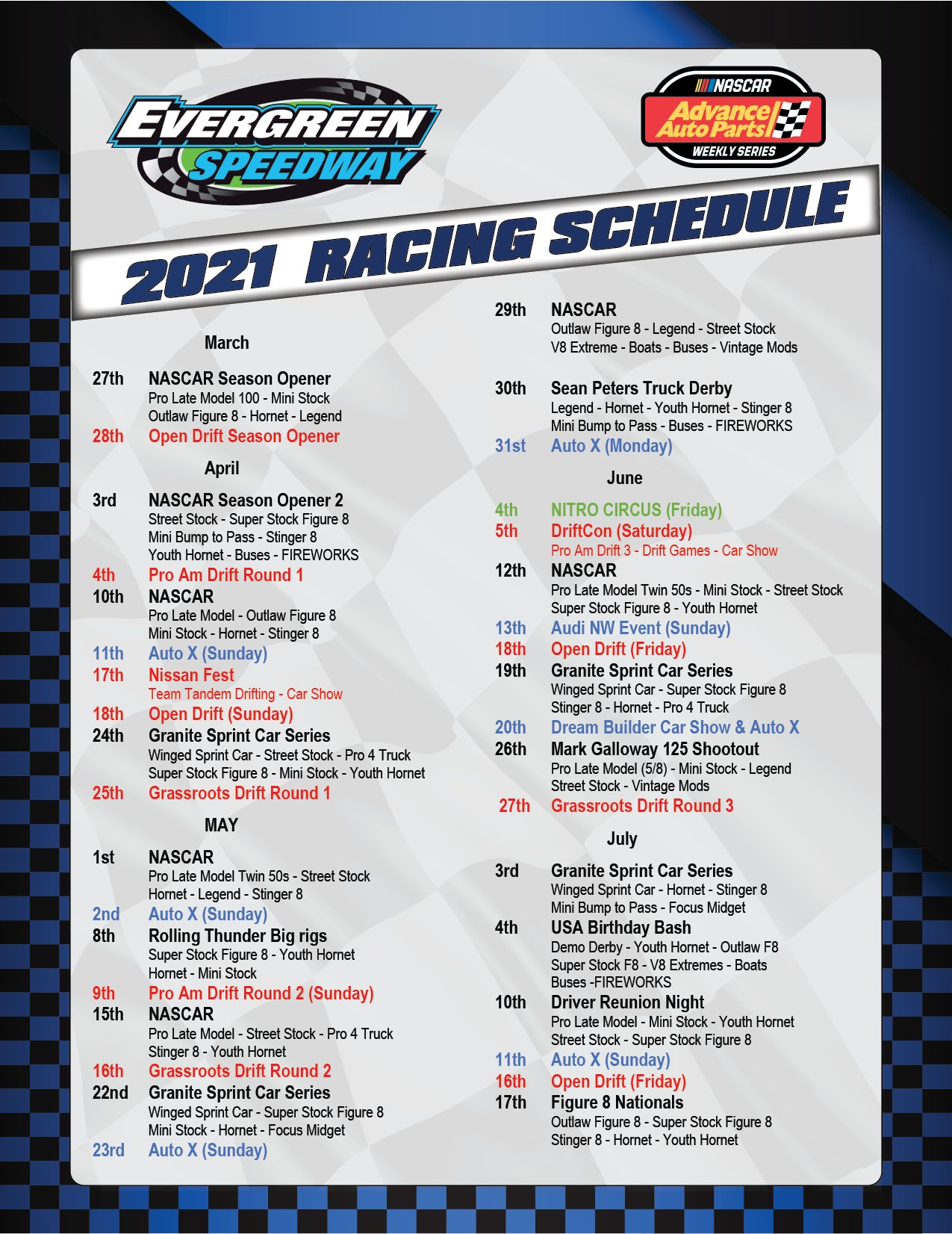 Nhra 2025 Schedule Printable PrintableSchedule 