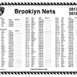 Printable 2017 2018 Brooklyn Nets Schedule