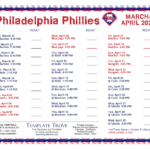 Printable 2020 Philadelphia Phillies Schedule