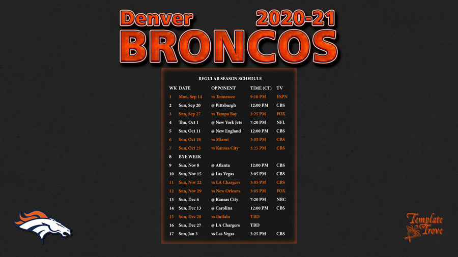 Printable 2021 Full Nfl Schedule Calendar Printables 