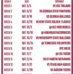 Printable Alabama Football Schedule 2021 - FreePrintableTM.com