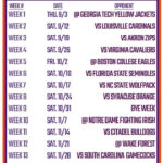 Printable Clemson Football Schedule 2020