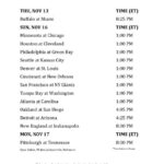 Printable NFL Week 11 Schedule Pick Em Office Pool 2014