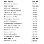 Printable NFL Week 14 Schedule Pick Em Office Pool 2015