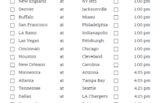 Green Bay Packers Schedule 2021 2022 Printable