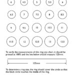 Printable Ring Sizer Google Search Ring Sizes Chart