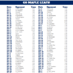 Printable Schedule Nhl Download Them And Try To Solve