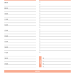 Printable Today Hourly Planner PDF Download Daily