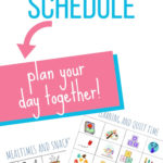 Printable Toddler Schedule Free High Chair Chronicles
