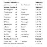 Printable Week 5 NFL Schedule Pick Em Sheets Nfl Pick