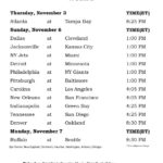 Printable Week 9 NFL Schedule Pick Em Sheets Mission